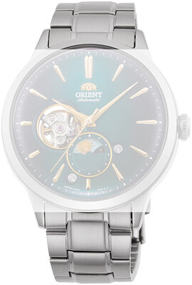 brazalete de acero inoxidable Orient UM020321J0 20mm (para model RA-AS01), plateado