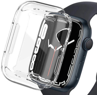 Protector (para Apple Watch 44mm), de silicona, transparente