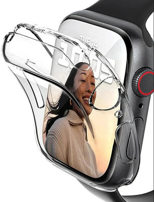 Protector (para Apple Watch 44mm), de silicona, transparente