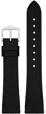 Correa de cuero Hirsch Giffone L 01875050-2, negro, piel de ternera, longitud L, Quick Release