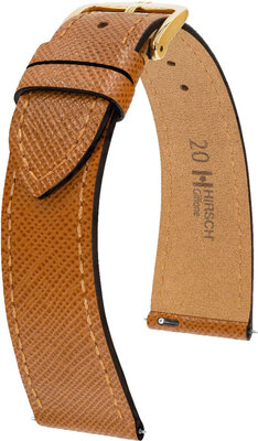 Correa de piel marrón Hirsch Giffone L 01875070-1 (Teletina)