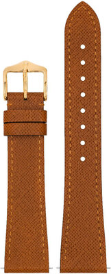 Correa de cuero Hirsch Giffone L 01875070-1, marrón, piel de ternera, longitud L, Quick Release
