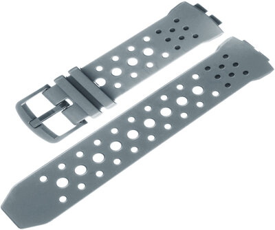 Correa para Casio G-Shock, plástico, gris, hebilla gris (para modelos BGA-240)