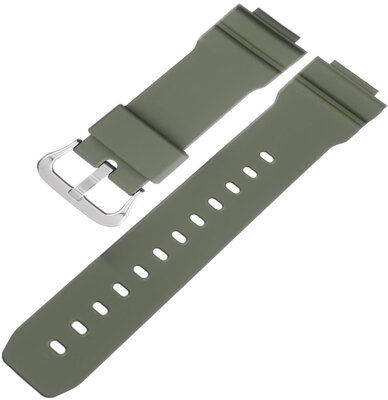 Correa de silicona Casio 26mm (pro Casio G-Shock GM-5600B), verde