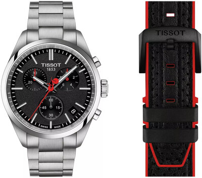 Tissot PR 100 Chronograph Quartz 2024 T150.417.11.051.01 La Vuelta 2024 Limited Edition (+ correa de repuesto)