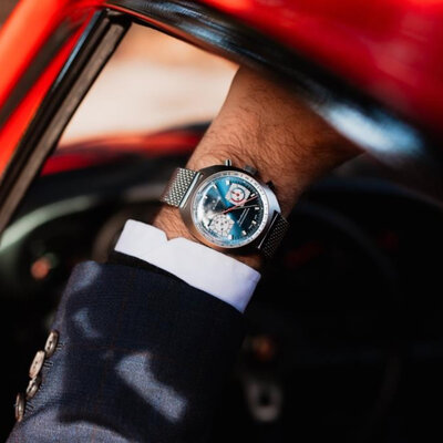 Edox Sportsman Automatic 08202-3bu-buin Limited Edition 600pcs (+ correa de repuesto)