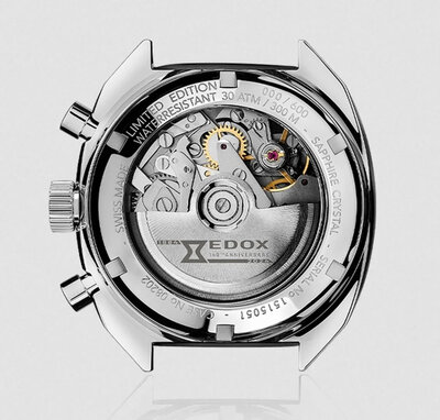 Edox Sportsman Automatic 08202-3bu-buin Limited Edition 600pcs (+ correa de repuesto)