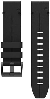 Correa de piel Ricardo 22mm (para Garmin Fenix 7/6/5, Epix 2, MARQ 2 etc.), negra