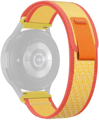 Correa de liberación rápida 20mm, nylon, naranja, velcro (Garmin Venu, Venu Sq, Venu Sq 2, Venu 2 plus, etc.)