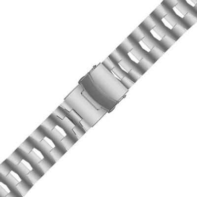 Correa QuickFit 26mm, acero, plata (Garmin Fenix 7X/6X/5X, Tactix, etc.)