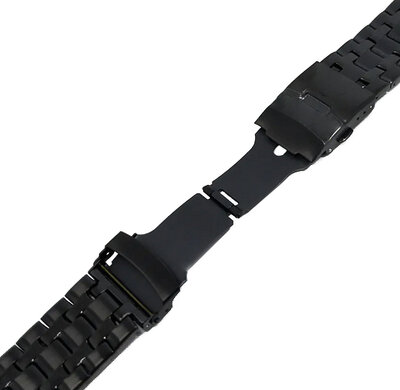 brazalete de acero inoxidable Ricardo Citerno, negro
