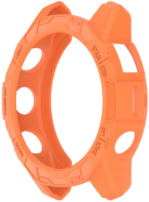 Cubierta protectora para Garmin Forerunner 255S, de silicona, naranja