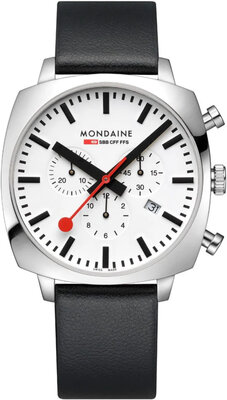 Mondaine Grand Cushion Quartz MSL.41410.LBV.SET (+ correa de repuesto)