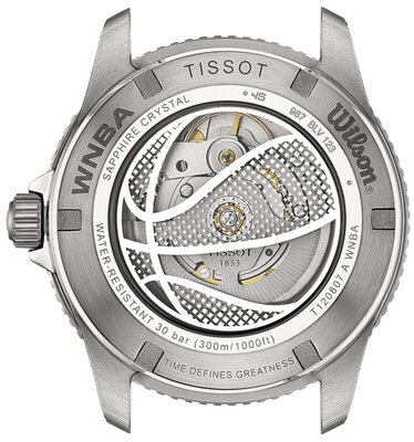 Tissot Seastar 1000 Wilson WNBA Automatic 80 T120.807.17.051.00 (+ correa de repuesto)