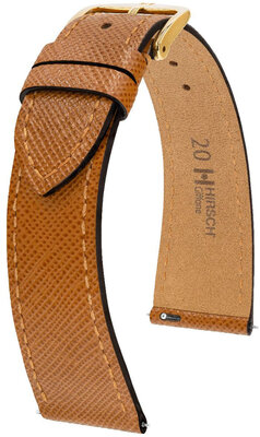 Correa de piel marrón Hirsch Giffone M 01875170-1 (Teletina)
