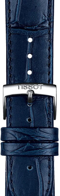 Correa de piel azul Tissot T852.041.534, 20mm