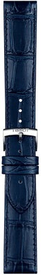 Correa de cuero Tissot T852.041.534 20mm, azul, Quick Release