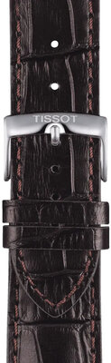 Correa de piel marrón Tissot T852.041.655, 22mm