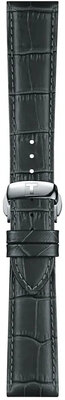 correa de cuero Tissot T852.045.750 21mm, gris, Quick Release