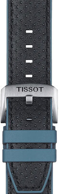 Correa de piel negra Tissot T852.046.785, 22mm