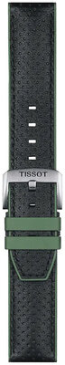 correa de cuero Tissot T852.046.787 22mm, negro, Quick Release