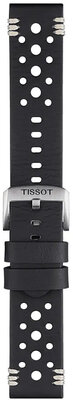 correa de cuero Tissot T852.046.810 22mm, negro, Quick Release