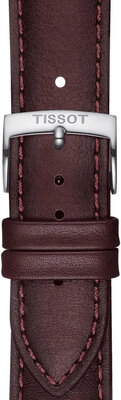 Correa de piel marrón Tissot T852.046.838, 20mm