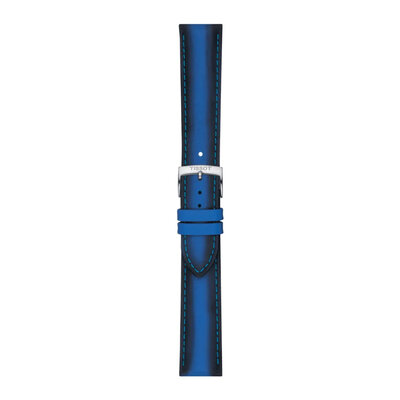 correa de cuero Tissot T852.046.840 20mm, azul, Quick Release