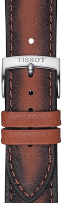 Correa de piel marrón Tissot T852.046.842, 20mm