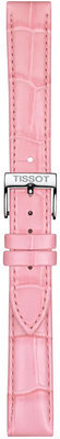 correa de cuero Tissot T852.047.114 16mm, rosa, Quick Release