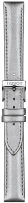 correa de cuero Tissot T852.047.129 16mm, plateado, Quick Release