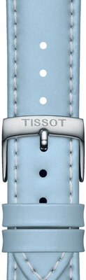 Correa de piel azul Tissot T852.048.148, 18mm