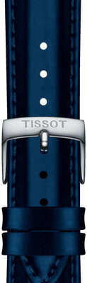 Correa de piel azul Tissot T852.048.150, 18mm
