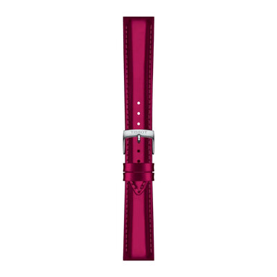 correa de cuero Tissot T852.048.152 18mm, rojo, Quick Release