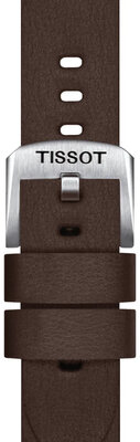 Correa de piel marrón Tissot T852.048.211, 18mm