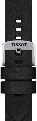Correa de piel negra Tissot T852.048.219, 20mm