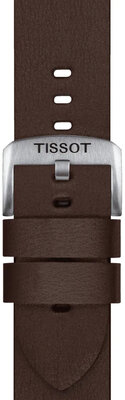 Correa de piel marrón Tissot T852.048.221, 22mm