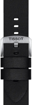 Correa de piel negra Tissot T852.048.225, 22mm