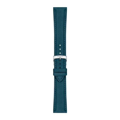 correa de cuero Tissot T852.048.227 21mm, azul, Quick Release