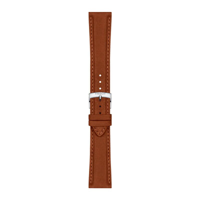 correa de cuero Tissot T852.048.229 21mm, marrón, Quick Release