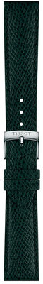 correa de cuero Tissot T852.049.061 18mm, verde, Quick Release