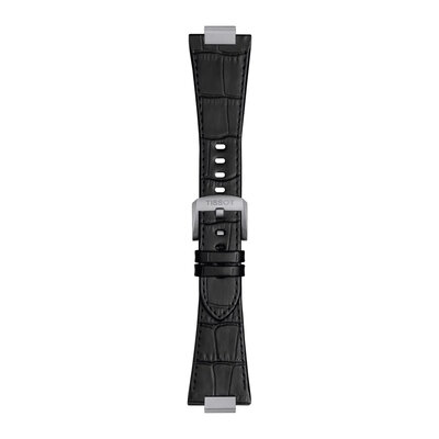 correa de cuero Tissot T852.049.415 (para el modelo Tissot PRX 42mm), negro, Quick Release