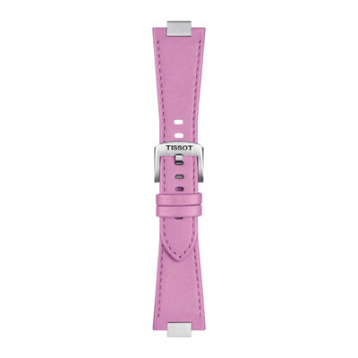 correa de cuero Tissot T852.049.546 (para el modelo Tissot PRX 35mm), rosa, Quick Release