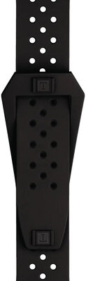 correa de caucho Tissot Sideral T852.048.857 20mm, negro, Quick Release