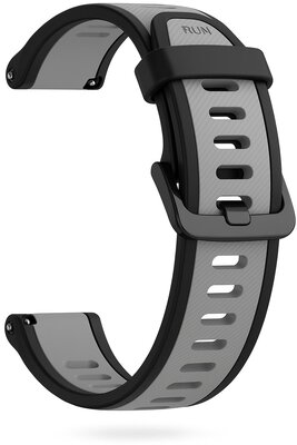 Correa de silicona Ricardo 20mm (Garmin Venu, Venu Sq, Venu Sq 2, Venu 2 plus aj.), negro, Quick Release