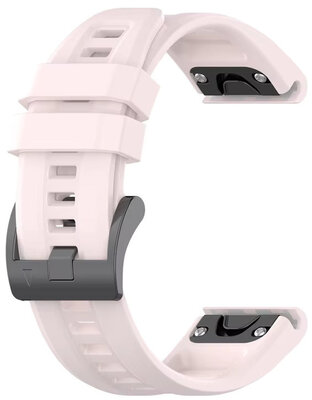 Correa de silicona Ricardo 20mm (para Garmin Fenix 8/7S/6S (43mm), etc.), rosa, QuickFit