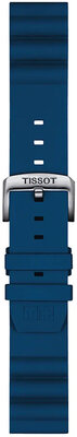 correa de silicona Tissot T852.047.175 22mm, azul, Quick Release