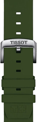 Correa de silicona verde Tissot T852.047.177, 22mm