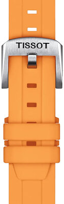 Correa de silicona naranja Tissot T852.047.452, 18mm
