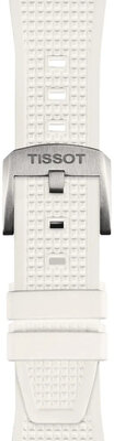 Correa de silicona blanca Tissot T852.048.463 (para Tissot PRX 40mm)